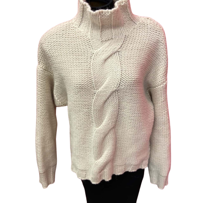 Zara Womens  Size S (Euro)Cream Jumper Wool, Alpaca and Acrylic