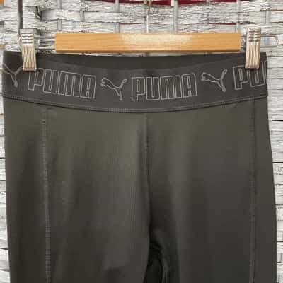 Puma Womens  Size S 7/8 Leggings Black  