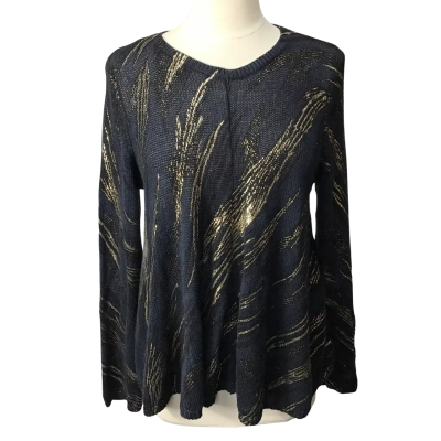 Sass & Bide Womens  Size M Cotton & Linen Blend Knit Top