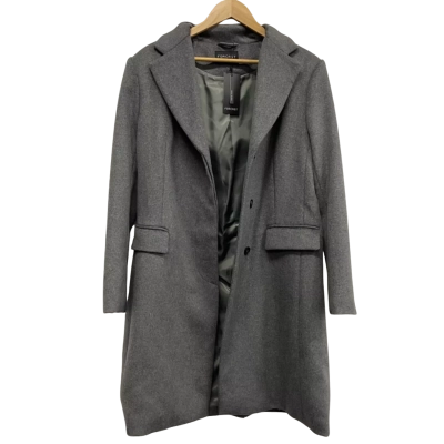 Forcast Womens Winter Coat Grey Size 12