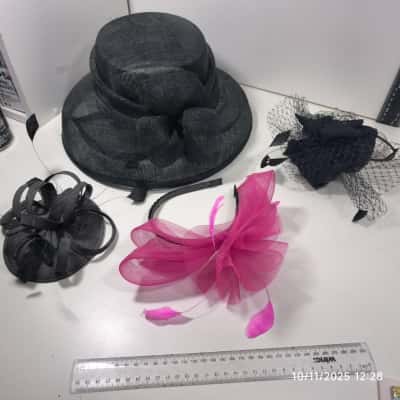 Woman's Race Day Hat Bundle 4pcs PreOwned 