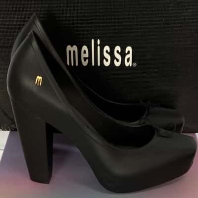 Melissa Womens  Size 7 Black Heels