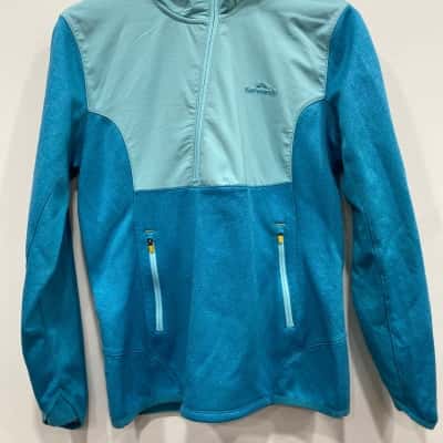 Kathmandu Womens  Size 10 Hoodie / Quarter Zip Jumper Blue 