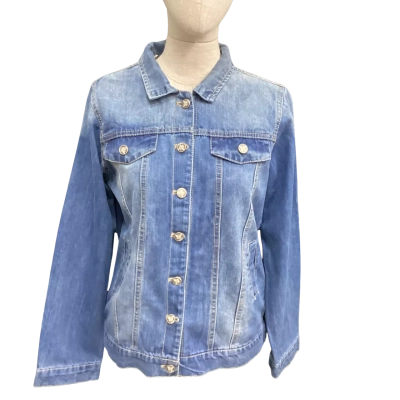 DRS HQK -  Womens  Size L Denim Jacket Blue 