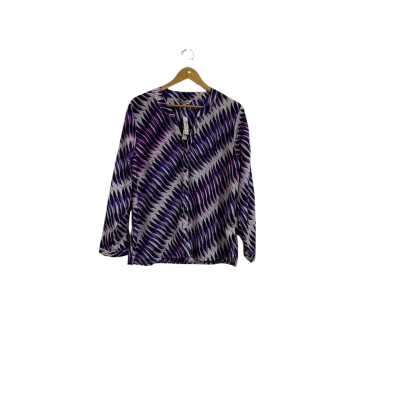 Noni B Womens  Size 18 Long Sleeve Shirt Purple 