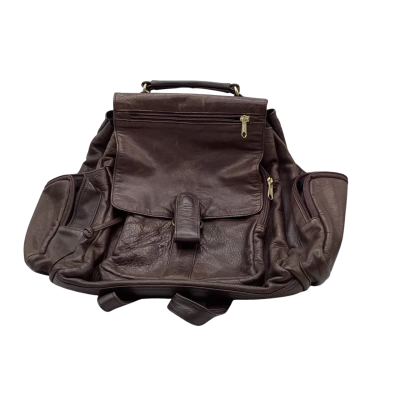 Vintage Boulder Ridge Leather Backpack 30x30x8cm HB1