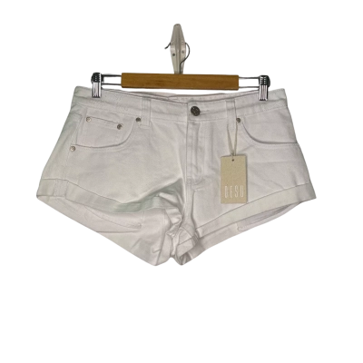 Desu Womens  Size 10 Denim Shorts White 