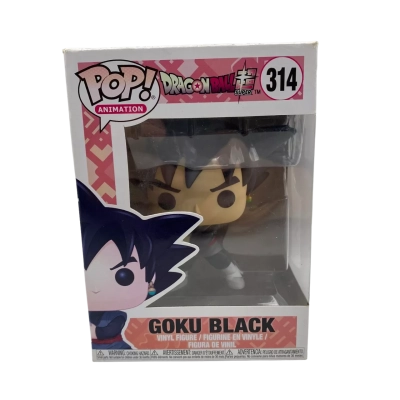 Funko POP! Animation Dragon Ball Z #314 Goku Black Hair (Box Sun Bleached)     (CAB)
