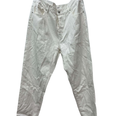 Seed Women's Size 16 High-Waisted Jeans Off White 
