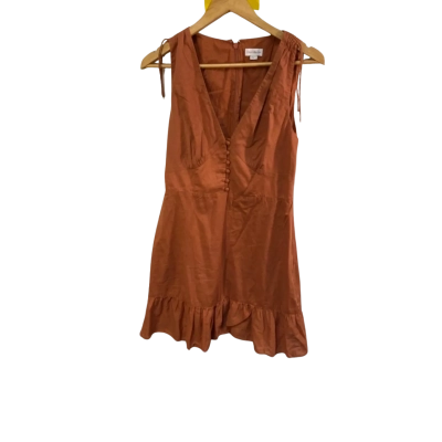 Elka Collective Womens  Size 12 Brown Dress