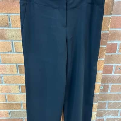 Carla Zampatti Womens  Size 8 Black Dress Pants 