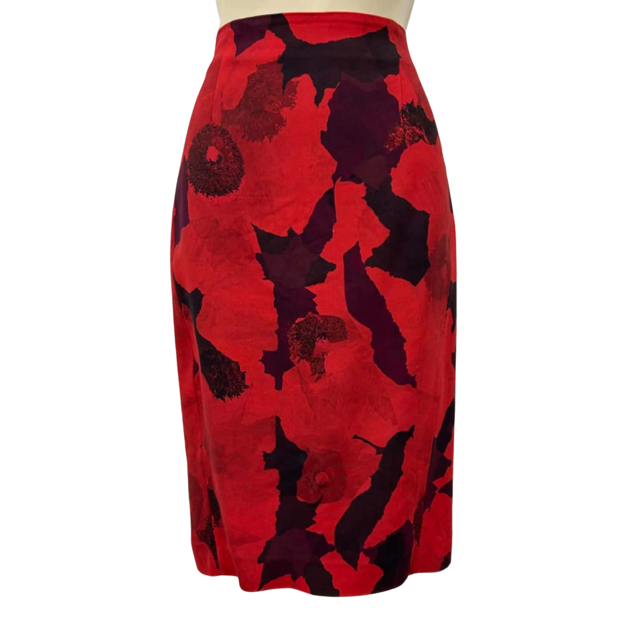 David Lawrence Size 8 Red Floral Skirt(s)
