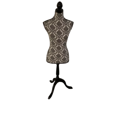 Ladies Fabric Bust Torso with Base