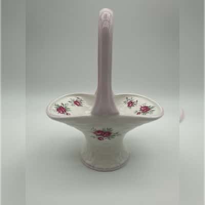 Crown Staffordshire Sweetheart Roses Basket
