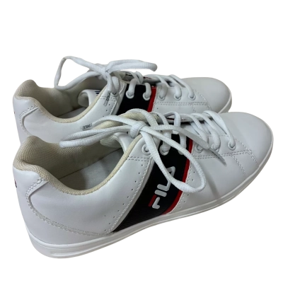 Fila Size 8 Sneakers Navy Blue / Red / White 