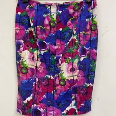 Alannah Hill Womens  Size 12 Midi Skirt Floral 