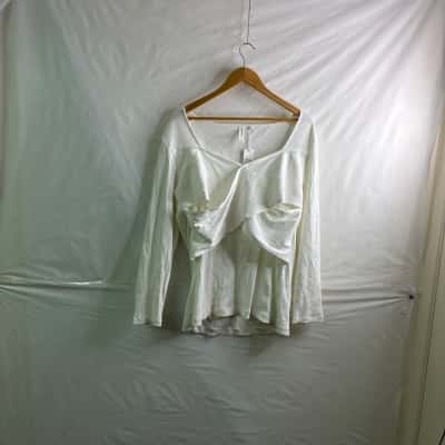 Commonry Women’s Size 20 3/4 Sleeve Top White BNWT