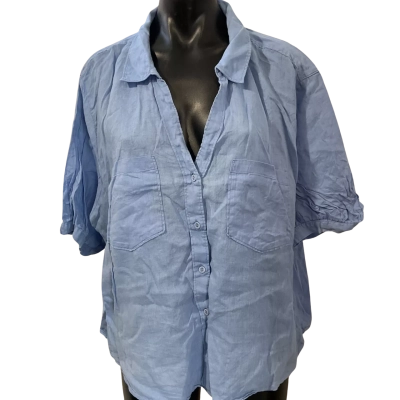 Just Jeans Womens  Size 20 Blouse Blue 