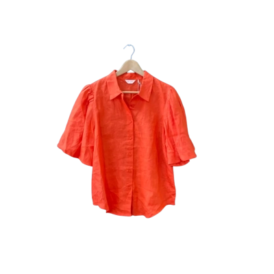 Gorman Size 12 Short Sleeve Shirt Orange BNWT