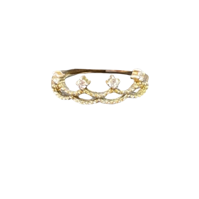 Womens Adjustable Ring Sterling Silver 925/ White Stone