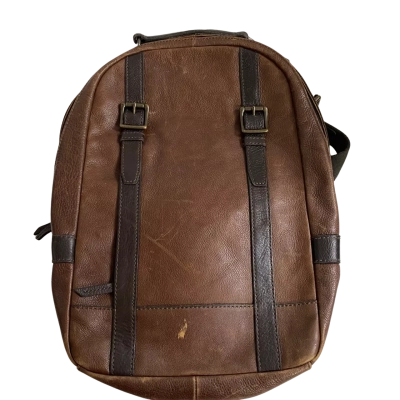 Men’s Fossil Leather Backpack Brown  
