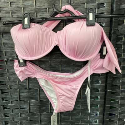 White Sands Womens  Size S Pink  Bikini