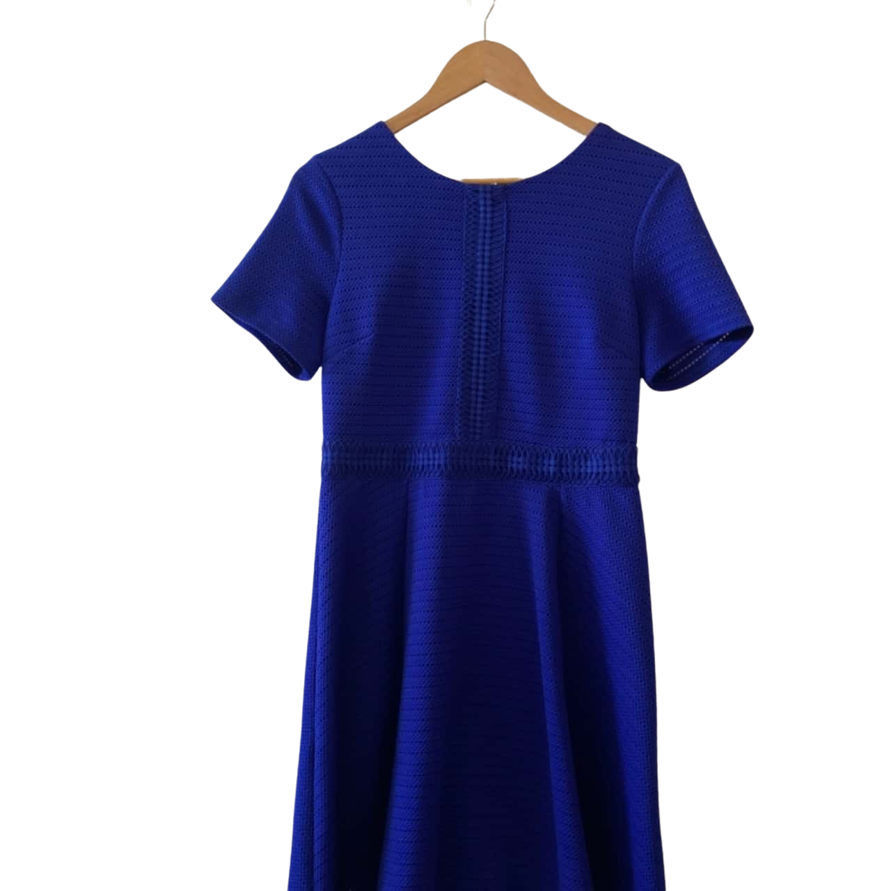 Dorothy Perkins Womens Size 12 Short Sleeve Dress Blue (s)