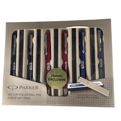 Parker Pen set of 6.