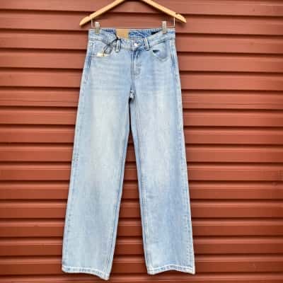 Thrills Womens Size 6 'Saskia' Low Straight Blue Jeans