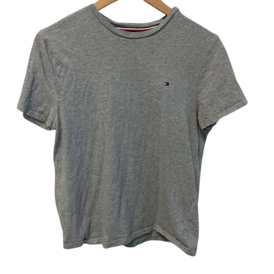 Tommy Hilfiger Mens  Size S Short Sleeve Shirt Grey 