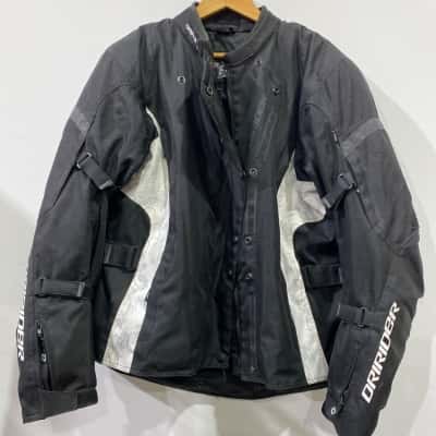 Dri Rider Womens Biker Jacket Black  