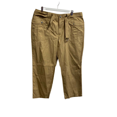 Ralph Lauren Womens  Size 16 Straight Leg Pants Brown 