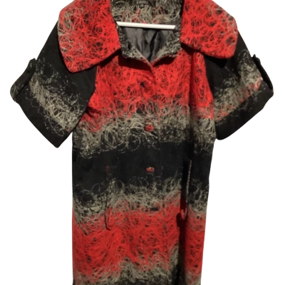 Leoni Womens  Size M Winter Jacket Black  / Red 