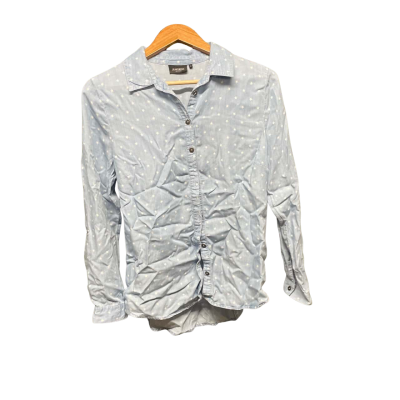 Jeanswest Womens  Size 8 Button Up Top Blue / Pattern 