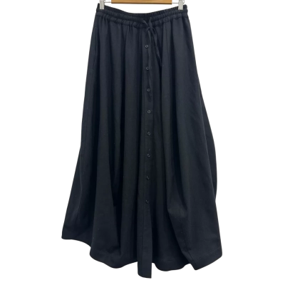 Et Al Womens Size 1 Maxi Skirt Black  