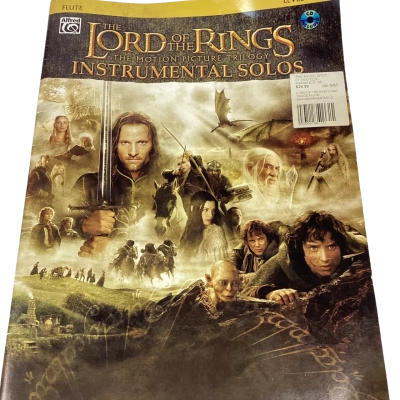 The Lord Of The Rings Instrumental Solos for Flute Levels 2-3
