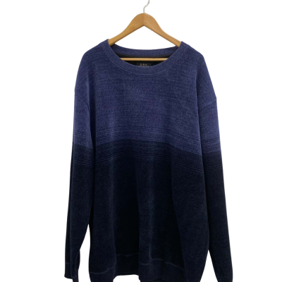 D.B.K Mens Chenille Blue Jumper. Size 6XL. New with tags