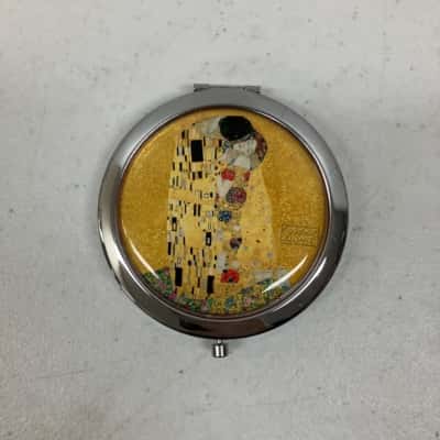 Gustav Klimt The Kiss Fine Art Compact Mirror 