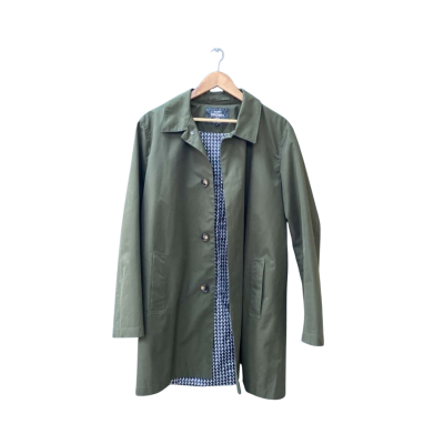 Harry Brown Size M Raincoat Green 