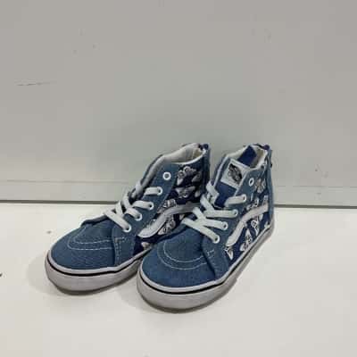 Vans Sk8 Hi Zip Denim Sneakers Toddler size 9