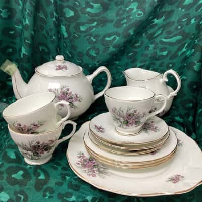 Duchess Violets Tea Sey