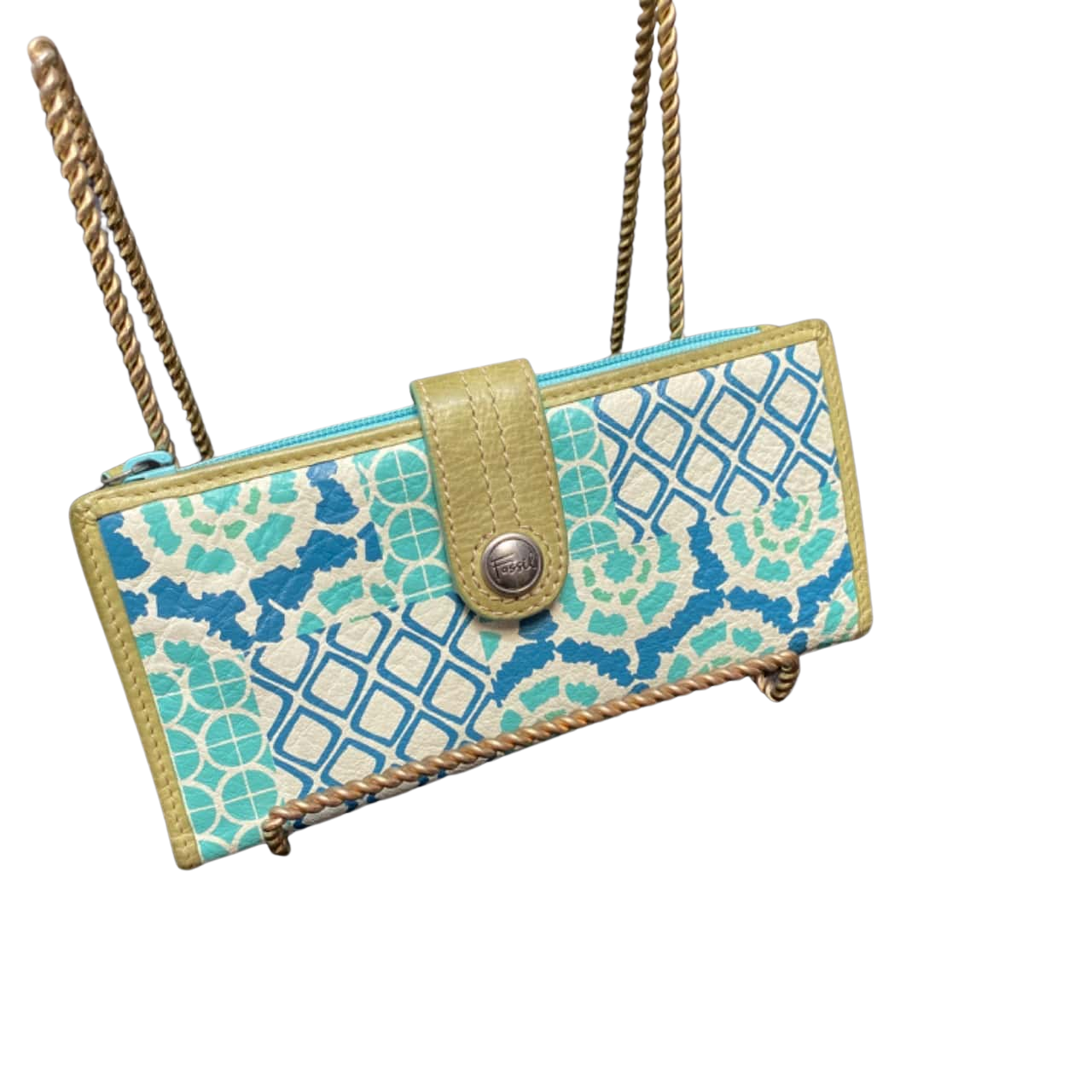 Fossil Womens Purse Blue / Cream / Green Purse(s)