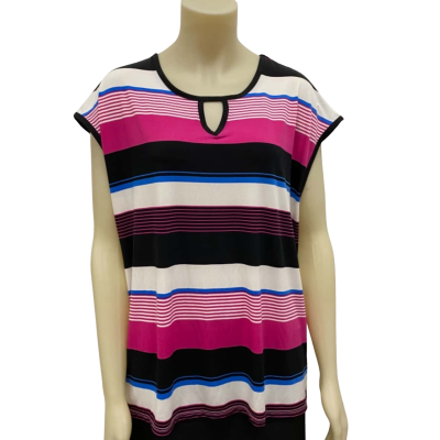 Noni B Womens  Size XL T-shirts Multicoloured / Striped 