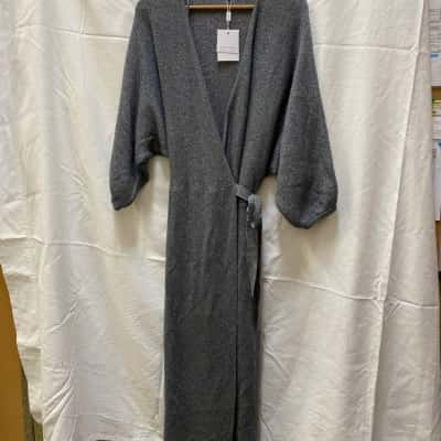 Wayne Cooper Womens  Size M Maxi Dress / Wrap Dress Grey / Silver 