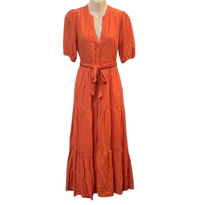 Forever New Womens  Size 6 Maxi Dress Orange 