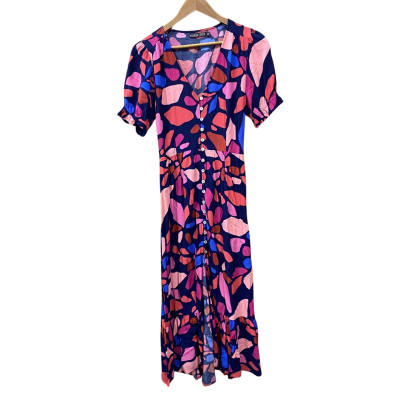 Mister Zimi Colourful Patterned Dress Size 8