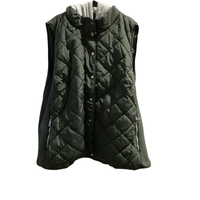 Autograph Womens  Size 26 Hooded Sleeveless Jacket Olive RRP $89.99