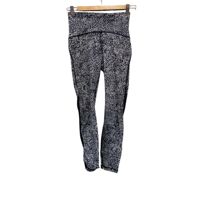 Lululemon Womens  Size 4 Leggings Animal print / Black  / White 