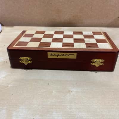 Kasparov Wooden Folding Chess Set 