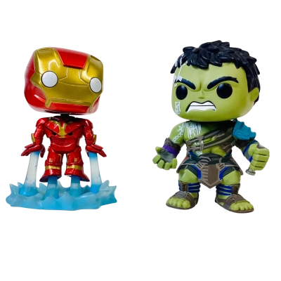 Funko POP - Iron Man & Hulk (Out of Box)
